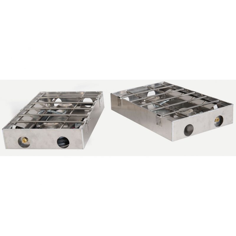 4-burner 18" break apart stove