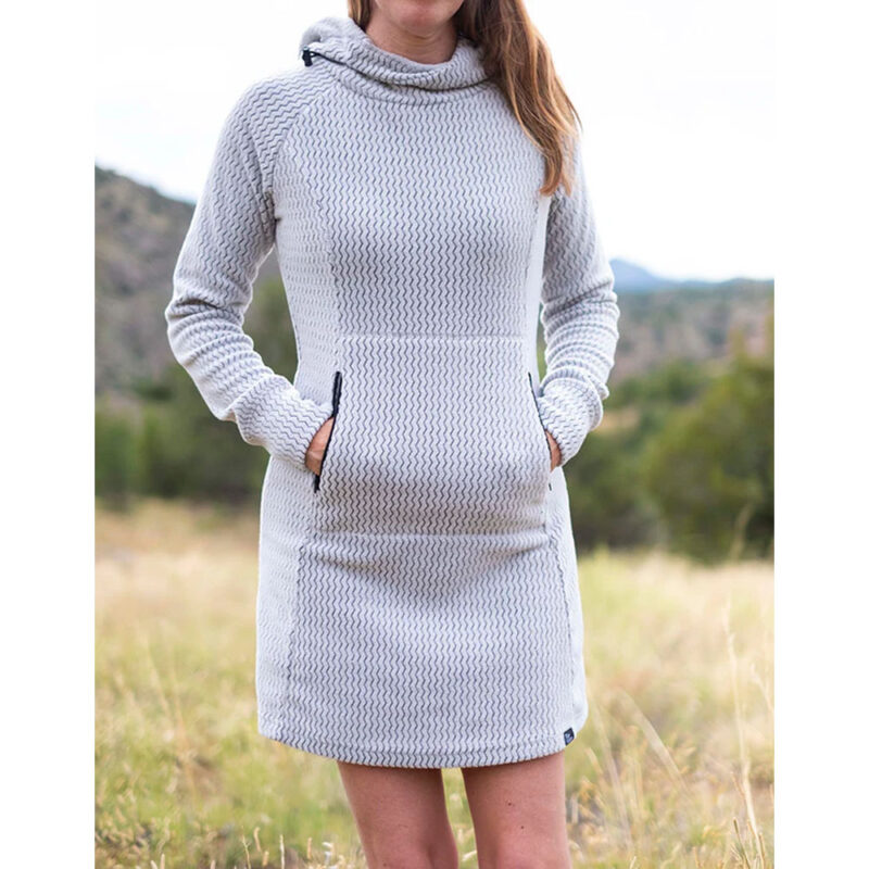 Fleece Hoodie Dress by River Station Gear