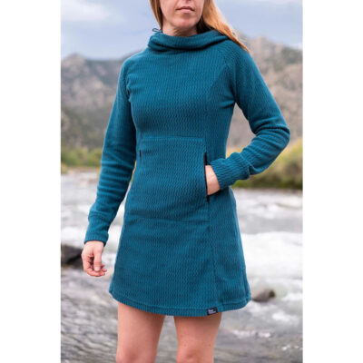 Fleece Hoodie Dress by River Station Gear