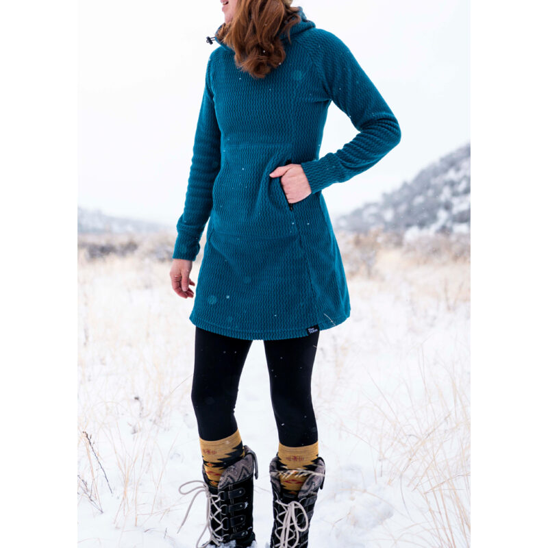 Fleece Hoodie Dress by River Station Gear - Image 3