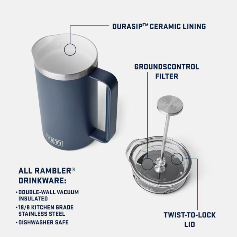 Yeti Rambler French Press 34 oz - Image 2